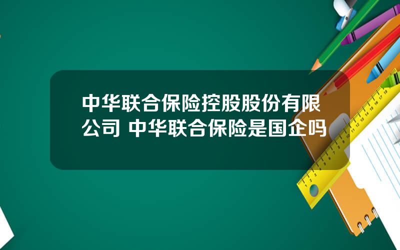 中华联合保险控股股份有限公司 中华联合保险是国企吗